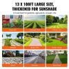 VEVOR 13FTx108FT Premium Heavy Duty Weed Barrier Landscape Fabric, 5OZ Woven Geotextile Fabric Under Gravel