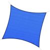 Outsunny 24' x 24' Sun Shade Sail Canopy, UV Block for Patio Backyard Lawn Garden, Blue
