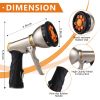 Home Fashion Simple 9 Function Garden Hose Spray Gun