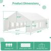 20x32FT Party Tent Heavy Duty, Large Wedding Event Shelters with 3 Storage Bags & Removable Sidewalls