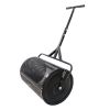 Compost Spreader Peat Moss Spreader with Upgrade T Shaped Handle for Planting Seeding Durable Lightweight Metal Mesh Spreader for Lawn Garden Care Man