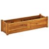 Garden Raised Bed Acacia Wood 39.4"x11.8"x9.8"