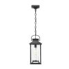 Outdoor Pendant Lights for Porch, Black Exterior Chandelier for Gazebo