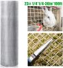 Hardware Cloth 1/4 inch 36in x 100ft 23 Gauge, Hot-dip Galvanized After Welding Chicken Wire Fence Roll Garden Plant Welded Metal Wire Fencing Roll