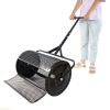 Compost Spreader Peat Moss Spreader with Upgrade T Shaped Handle for Planting Seeding Durable Lightweight Metal Mesh Spreader for Lawn Garden Care Man